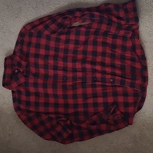 Red Buffalo Check Button Down